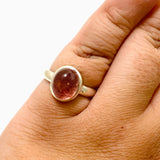 Strawberry Quartz Oval Cabochon Ring Size 8.5 PRGJ760