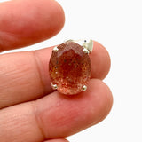 Strawberry Quartz Oval Faceted Pendant PPGJ948