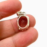 Strawberry Quartz Oval Faceted Pendant PPGJ948