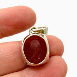 Strawberry Quartz Oval Faceted Pendant PPGJ950