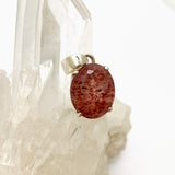 Strawberry Quartz Oval Faceted Pendant PPGJ951