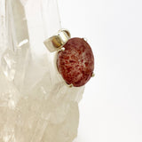 Strawberry Quartz Oval Faceted Pendant PPGJ951