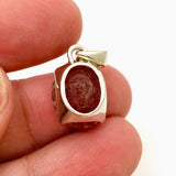 Strawberry Quartz Oval Faceted Pendant PPGJ951