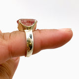 Strawberry Quartz Oval Faceted Ring Size 7 PRGJ762