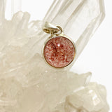 Strawberry Quartz Round Cabochon Pendant PPGJ947