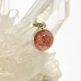 Strawberry Quartz Round Cabochon Pendant PPGJ947