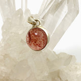 Strawberry Quartz Round Cabochon Pendant PPGJ947