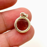 Strawberry Quartz Round Cabochon Pendant PPGJ947