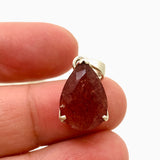 Strawberry Quartz Teardrop Faceted Pendant PPGJ953