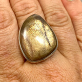 Sunstone freeform ring s.10 KRGJ2258