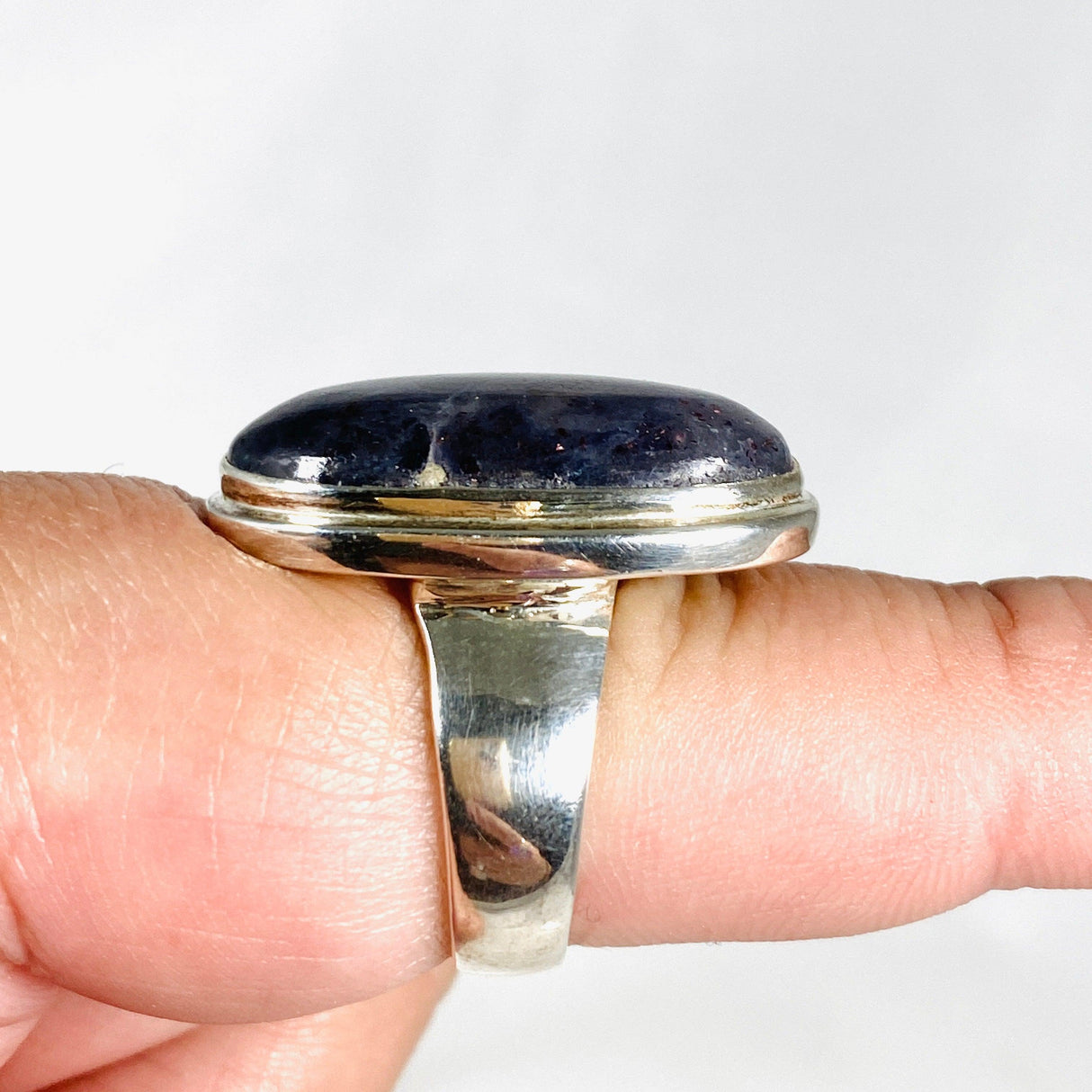 Sunstone in Iolite Oval Ring Size 9 KRGJ1999 - Nature's Magick