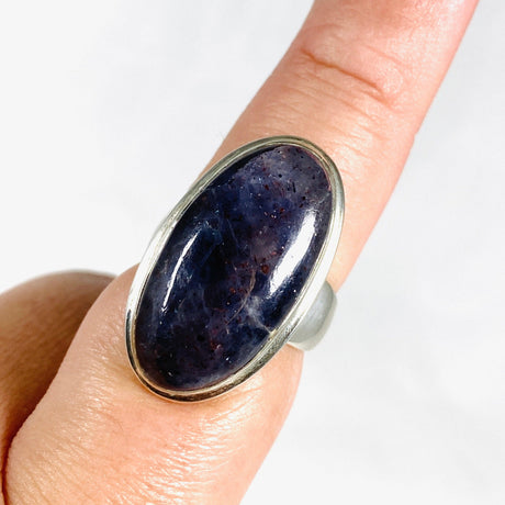 Sunstone in Iolite Oval Ring Size 9 KRGJ1999 - Nature's Magick