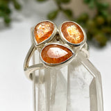 Sunstone Multi-stone Faceted Ring Size 9 PRGJ558