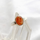 Sunstone Oval Cabochon Ring Size 7 PRGJ573