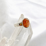 Sunstone Oval Cabochon Ring Size 7 PRGJ573