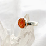 Sunstone Oval Cabochon Ring Size 7 PRGJ573