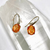 Sunstone Oval Faceted Earrings PEGJ336