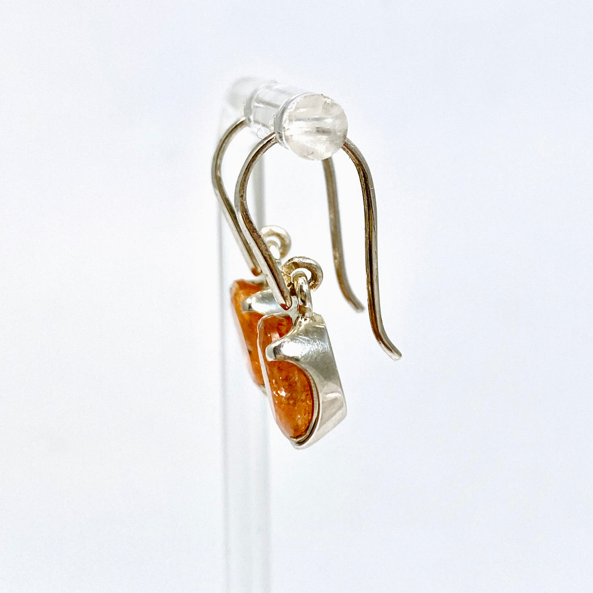 Sunstone Oval Faceted Earrings PEGJ336