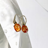 Sunstone Oval Faceted Earrings PEGJ337