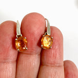 Sunstone Oval Faceted Earrings PEGJ337