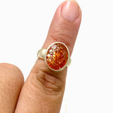 Sunstone Oval Faceted Ring Size 7 PRGJ757