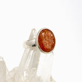 Sunstone Oval Faceted Ring Size 9 PRGJ758