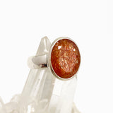 Sunstone Oval Faceted Ring Size 9 PRGJ758