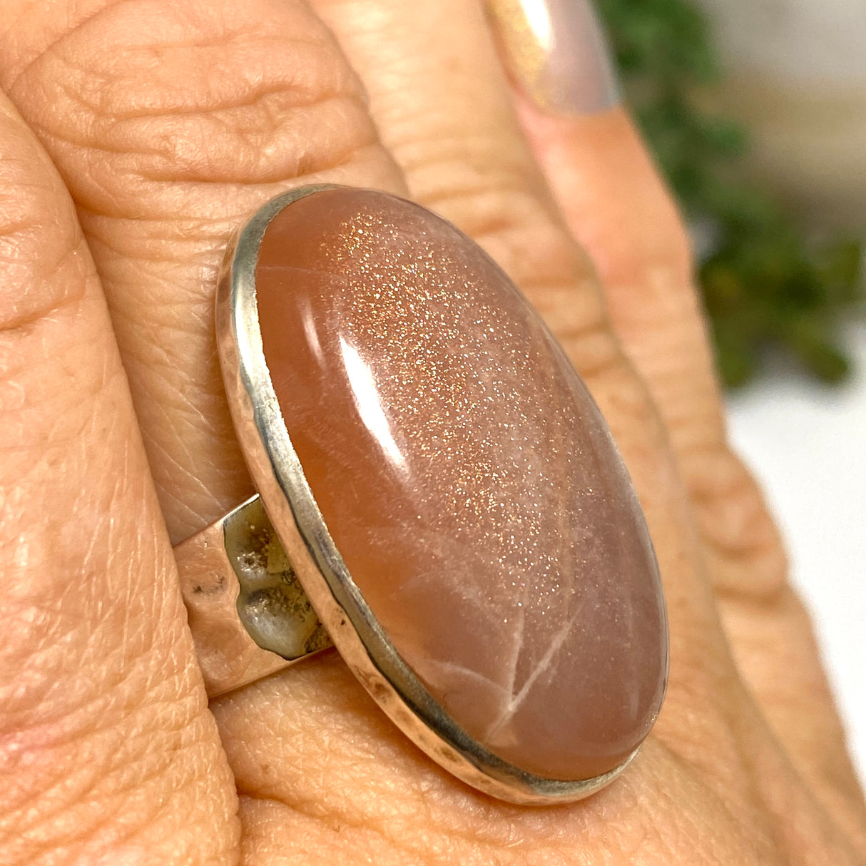 Sunstone Oval Ring Size 10 KRGJ2262