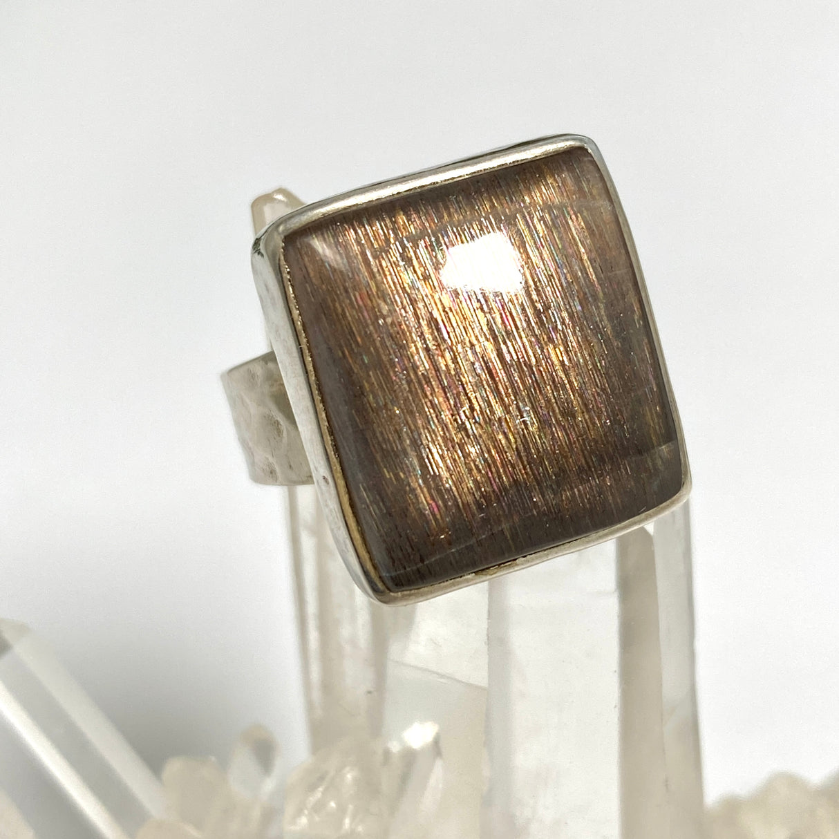 Sunstone rectangular ring s.8.5 KRGJ2257