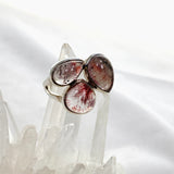 Super Seven Inclusion Quartz Multi-stone Cabochon Ring Size 9 PRGJ589