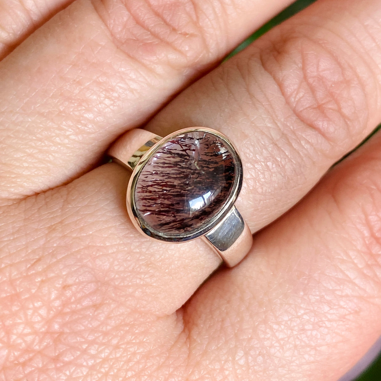 Super Seven Oval Cabochon Ring Size 8 PRGJ592