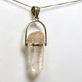 Tangerine Lemurian Quartz Raw Crystal Pendant  PPGJ1272