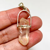 Tangerine Lemurian Quartz Raw Crystal Pendant  PPGJ1273
