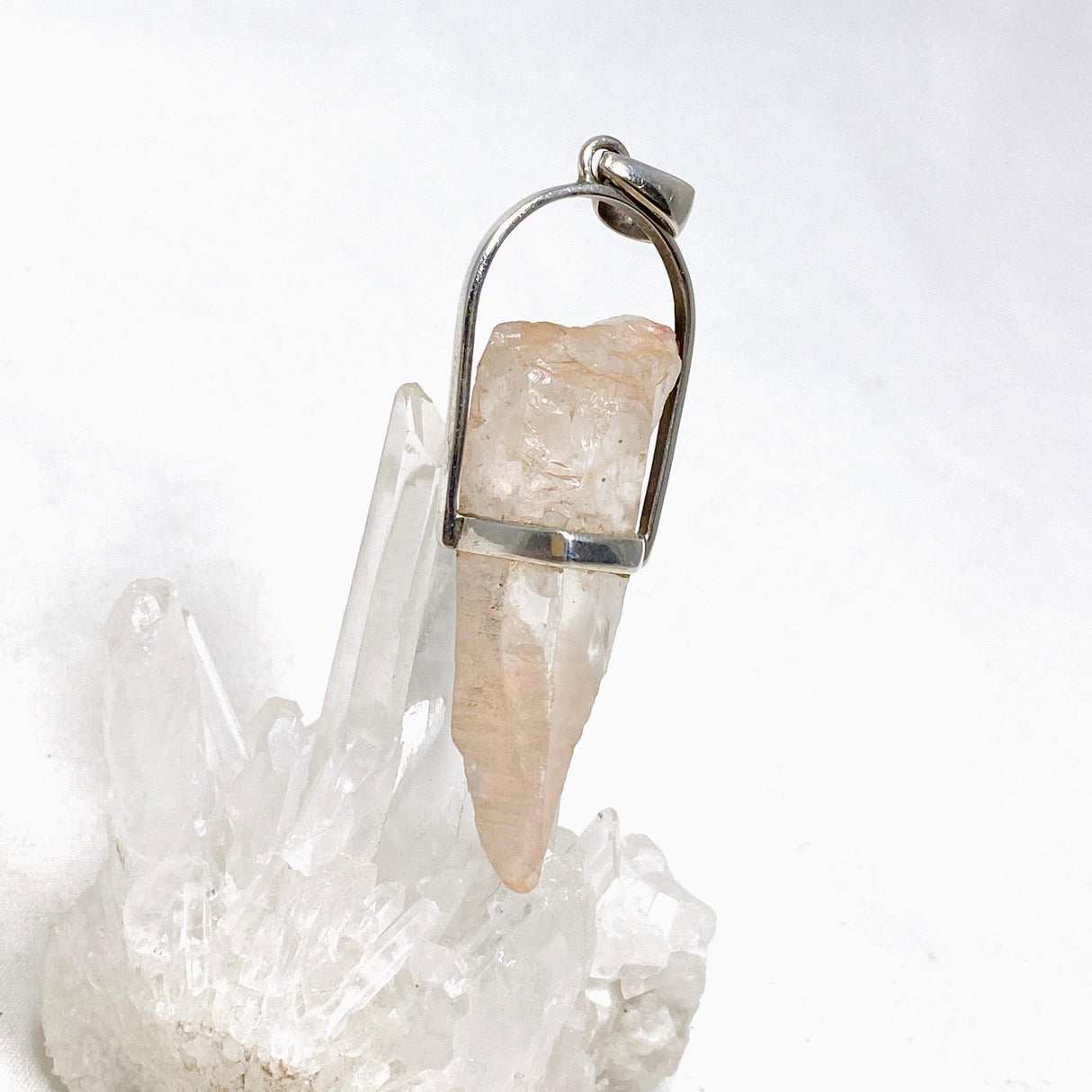 Tangerine Lemurian Quartz Raw Crystal Pendant PPGJ729 - Nature's Magick