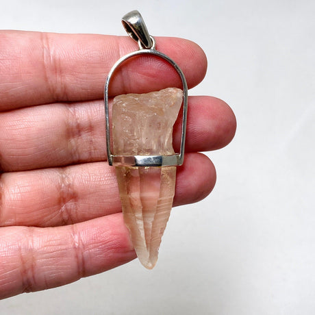 Tangerine Lemurian Quartz Raw Crystal Pendant PPGJ729 - Nature's Magick