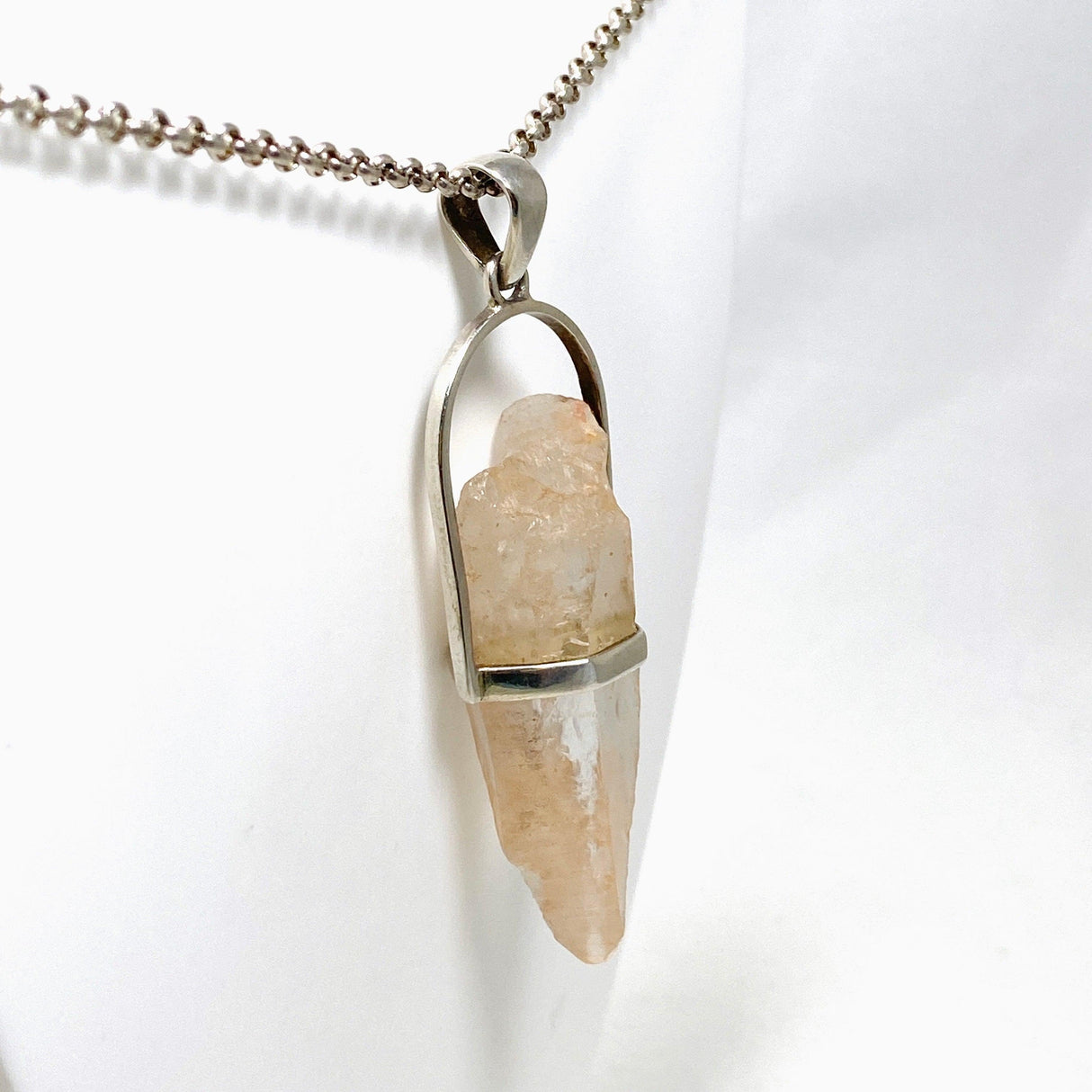 Tangerine Lemurian Quartz Raw Crystal Pendant PPGJ729 - Nature's Magick