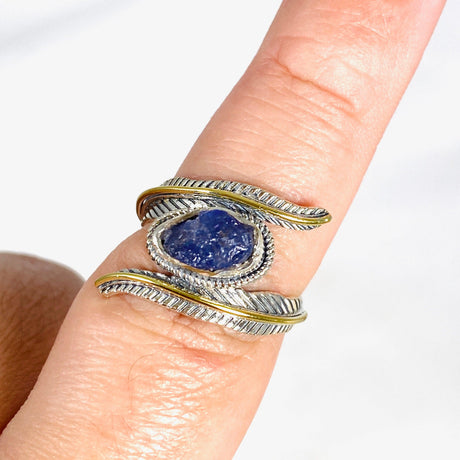 Tanzanite - Leaf Setting Raw Rings R4224 - Nature's Magick