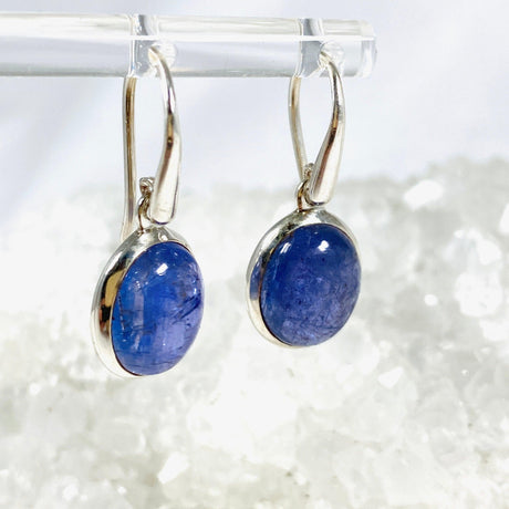 Tanzanite Oval Cabochon Earrings PEGJ110 - Nature's Magick