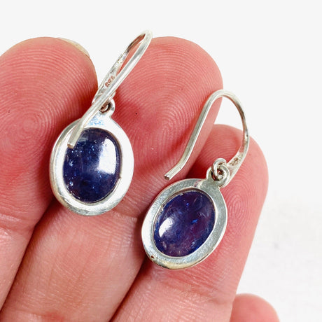 Tanzanite Oval Cabochon Earrings PEGJ110 - Nature's Magick