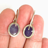 Tanzanite Oval Cabochon Earrings PEGJ387