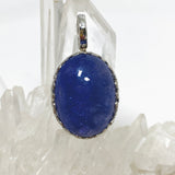 Tanzanite Oval Cabochon Pendant in a Decorative Setting HPGJ-10