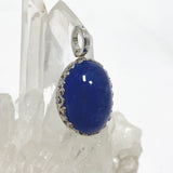 Tanzanite Oval Cabochon Pendant in a Decorative Setting HPGJ-10