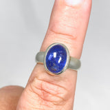 Tanzanite Oval Cabochon Ring Size 7.5 PRGJ512