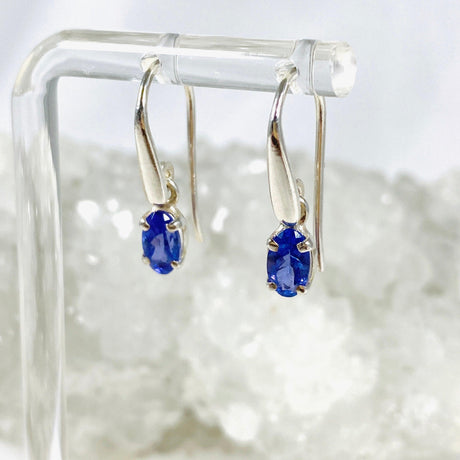 Tanzanite Oval Faceted Earrings PEGJ107 - Nature's Magick