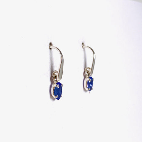 Tanzanite Oval Faceted Earrings PEGJ107 - Nature's Magick