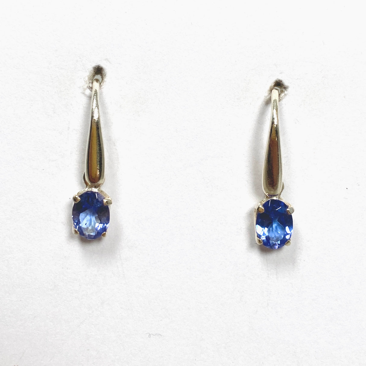 Tanzanite Oval Faceted Earrings PEGJ179