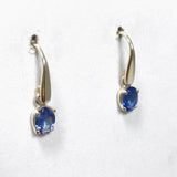 Tanzanite Oval Faceted Earrings PEGJ179