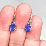 Tanzanite Oval Faceted Earrings PEGJ180