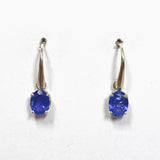 Tanzanite Oval Faceted Earrings PEGJ180