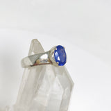 Tanzanite Oval Faceted Ring Size 6 PRGJ507